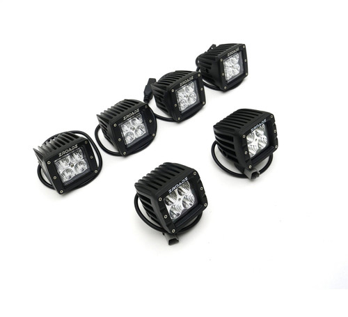 ZROADZ Z325673-KIT - Front Bumper OEM Fog Amber LED Kit with (6) 3 Inch Amber LED Pod Lights