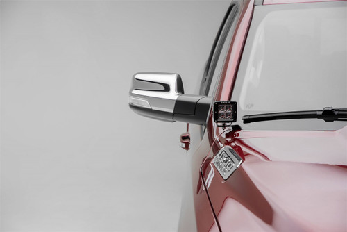 ZROADZ Z364721-KIT2 - Hood Hinge LED Kit; Incl. [2] 3 in. LED Pod Lights And Universal Wiring Harness;