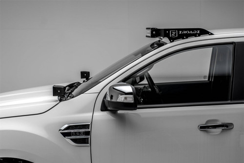 ZROADZ Z365761-KIT2 - Hood Hinge LED Kit; Incl. [2] 3 in. LED Pod Lights And Universal Wiring Harness;