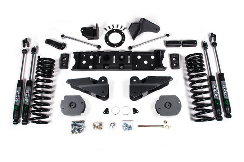 Zone Offroad ZOND76N - 19-24 RAM 2500 4.5 Inch Radius Arm Bracket Diesel 6-Bolt T-Case Nitro Shocks  Offroad