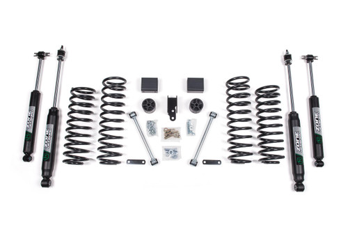 Zone Offroad ZONJ35N - 12-18 Jeep Wrangler JK 2 Door 3 Inch Coil Spring Lift Kit With Nitro Shocks  Offroad