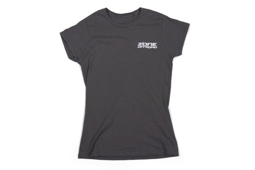Zone Offroad ZONU9163S - Offroad Charcoal Gray Premium Cotton T-Shirt w/  Offroad Logo - Womens - Small
