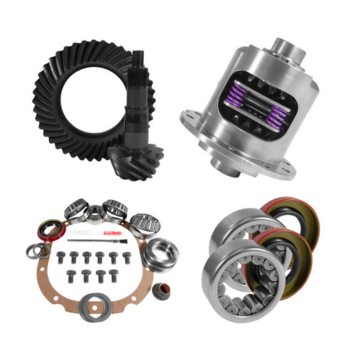 Yukon Gear YGK2060 - Yukon 8.8in Ford 3.55 Rear Ring & Pinion Install Kit 31 Spline Positraction 2.99in Axle Bearings Yukon Gear YGK2060 - Yukon 8.8in Ford 3.55 Rear Ring & Pinion Install Kit 31 Spline Positraction 2.99in Axle Bearings