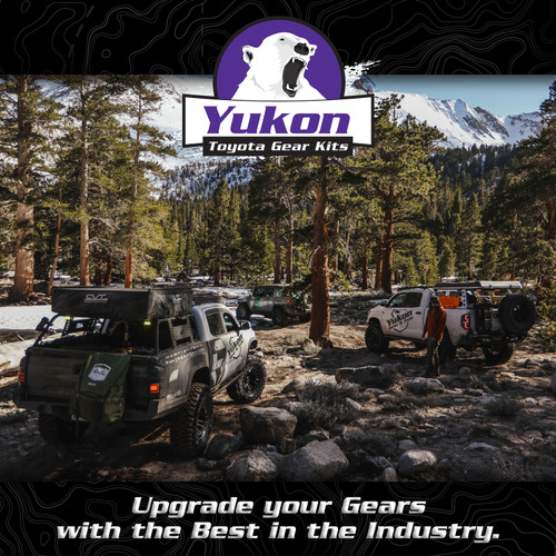 Yukon Gear YGKT005-488-4 - Yukon Ring & Pinion Gear Kit Front & Rear for Toyota 8.4/8IFS Diff (w/o Factory Locker) 4.88 Ratio