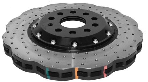 DBA DBA52830WBLKXD - 15-21 Audi S3 Front 5000 Series Drilled Rotor w/Black Hat