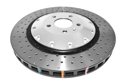 DBA DBA52778SLVXD - 07-11 Audi S6 Front 5000 Series Drilled Rotor w/Black Hat