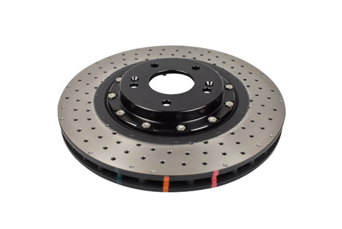DBA DBA53146BLKXD - 2018+ Hyundai I30 N Performance Front Crossdrilled/Dimpled 5000 Series Rotor