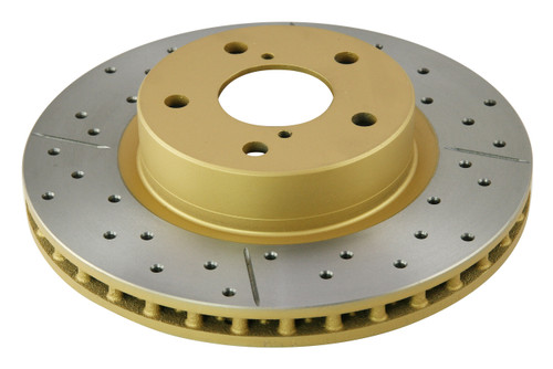 DBA DBA642X - 93-01 Subaru Impreza Front Street Series Drilled & Slotted Rotor