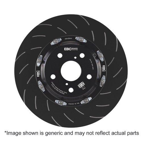 EBC SG2FK-025 - 05-14 Ford Mustang (5th Gen) Front Floating SD-Rotor Replacement Disc Rings (Pair)