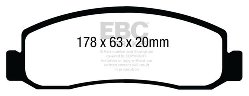 EBC UD1333 - Ultimax OEM Replacement Brake Pads