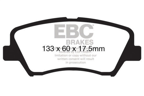 EBC UD1543 - 13+ Hyundai Elantra 1.8 Ultimax2 Front Brake Pads