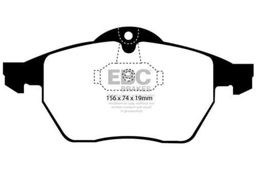 EBC UD736 - 99-02 Saab 9-3 Convertible Ultimax2 Front Brake Pads
