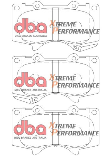 DBA DBADB1482XP - 2015 Toyota Tacoma XP650 Front Brake Pads