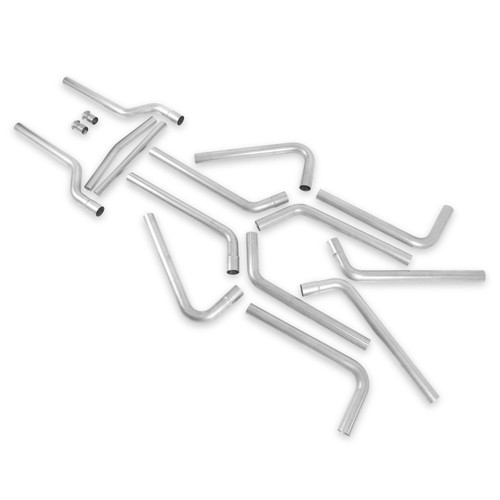 Flowmaster 815937 - U-Fit Dual Exhaust Kit 409S - 3.00 in. - Universal 16-piece pipes only