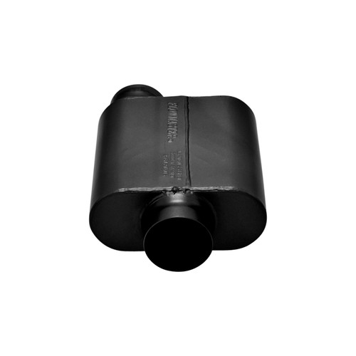 Flowmaster 8435119 - 10 Series Race Muffler - 3.50 Offset In / 3.50 Center Out - Aggressive Sound