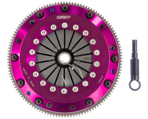 Exedy NT01HDMC - 2003-2007 Infiniti G35 V6 Hyper Twin Carbon-D Clutch Strap Drive Sprung Center Disc Push Type