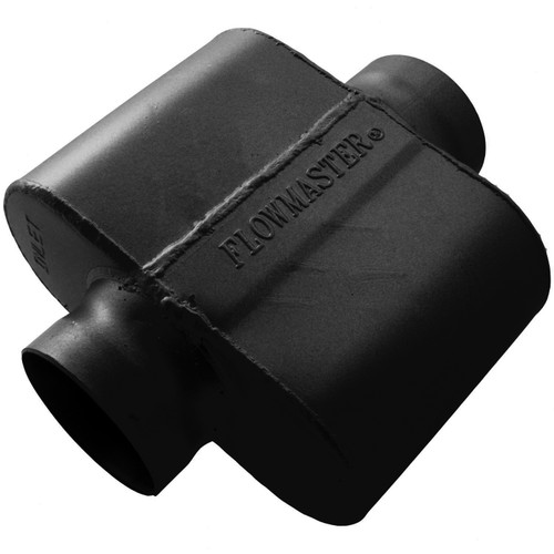Flowmaster 9435109 - 10 Series Race Muffler - 3.50 Center In / 3.50 Center Out - Aggressive Sound