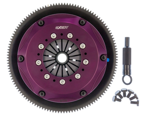 Exedy ZM013SR - 1986-1989 Mazda RX-7 R2 Hyper Triple Cerametallic Clutch Rigid Disc Push Type Cover Exedy ZM013SR - 1986-1989 Mazda RX-7 R2 Hyper Triple Cerametallic Clutch Rigid Disc Push Type Cover