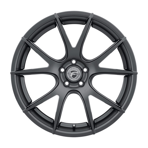 Forgestar F12299021P38 - CF5V 19x9 / 5x120 BP / ET38 / 6.5in BS Satin Black Wheel