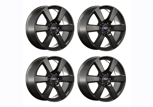 Ford Racing M-1007K-P20XB - 15-16 F-150 20in x 8.5in Wheel Set with TPMS Kit - Matte Black Ford Racing M-1007K-P20XB - 15-16 F-150 20in x 8.5in Wheel Set with TPMS Kit - Matte Black