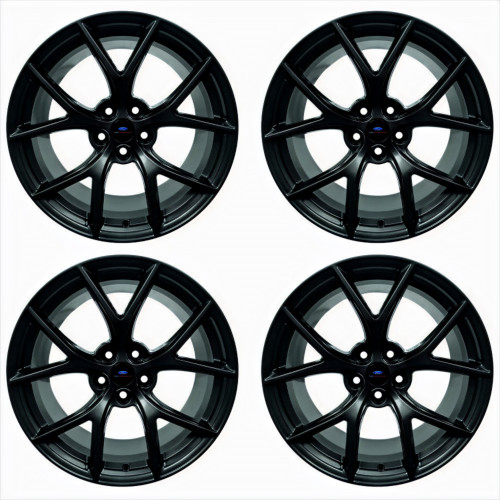 Ford Racing M-1007K-DC19XMB - 15-20 Mustang19x10.5in & 19x11in Wheel Kit w/TPMS - Matte Black Ford Racing M-1007K-DC19XMB - 15-20 Mustang19x10.5in & 19x11in Wheel Kit w/TPMS - Matte Black