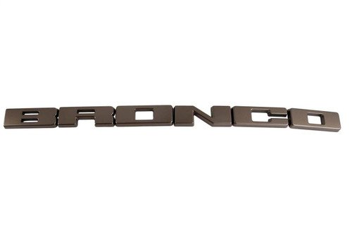 Ford Racing M-1447-BLBR - 2021+ Bronco Grille Lettering Overlay Kit - Bronze Ford Racing M-1447-BLBR - 2021+ Bronco Grille Lettering Overlay Kit - Bronze