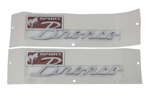 Ford Racing M-1447-BSPRT - Bronco Sport Script Fender Badge Kit Ford Racing M-1447-BSPRT - Bronco Sport Script Fender Badge Kit