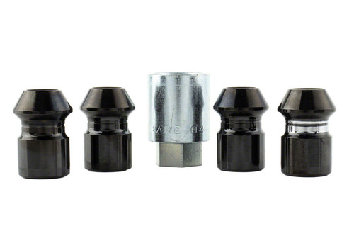 Ford Racing M-1A043-B - M12 x 1.5 Black Security Lug Nut Kit - Set of 4