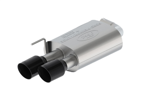 Ford Racing M-5200-M2TBV - 2024 Mustang 2.3L Touring Non-Active Cat-Back Exhaust w/GT Valance - Black Tip