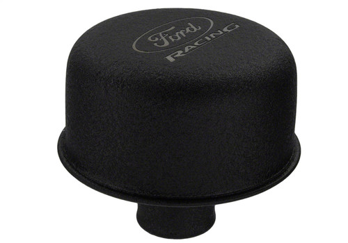 Ford Racing M-6766-FRNVBK - Black Breather Cap W/  Logo