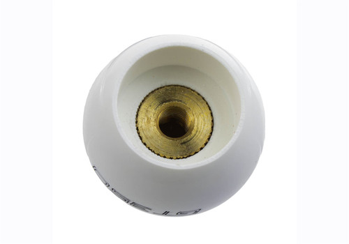 Ford Racing M-7213-M8SW - 15-19 Mustang GT350 White 6-Speed Shift Knob