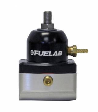 Fuelab 50102 - Dodge Diesel Fuel Pressure Adjustable Bypass Regulator -10AN Inlet -6AN Outlet Adjustable from 10-25 psi Velocity Series