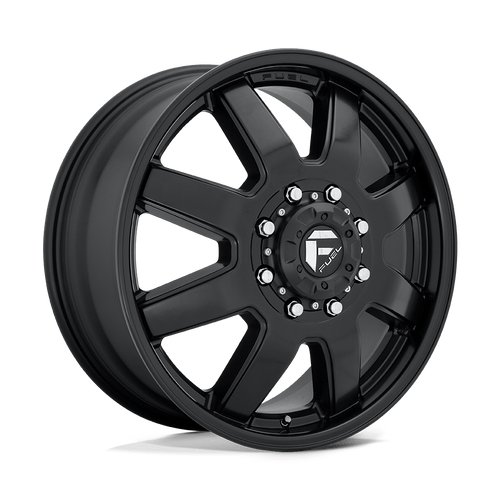 Fuel Wheels D43620828D - Dually Wheels 20X8.3 Maverick Dually D436 8 On 165.1 Matte Black 121.5 Bore 122 Offset 7 Spoke Front Dually Fuel Off Road Wheels
