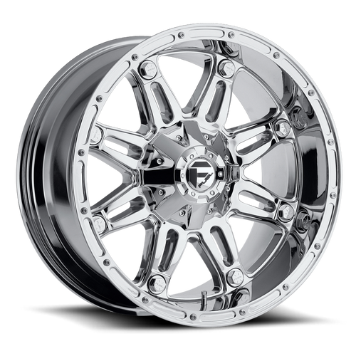 Fuel Wheels D53020906957 - Aluminum Wheels 20X9 Hostage D530 6 On 120/6 On 139.7 Chrome 78.1 Bore 19 Offset Fuel Off Road Wheels