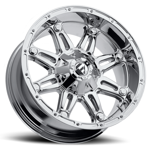 Fuel Wheels D53018906957 - Aluminum Wheels 18X9 Hostage D530 6 On 120/6 On 139.7 Chrome 78.1 Bore 19 Offset Fuel Off Road Wheels