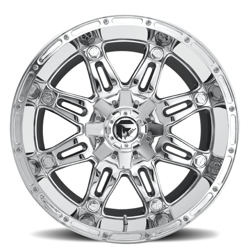 Fuel Wheels D53018906957 - Aluminum Wheels 18X9 Hostage D530 6 On 120/6 On 139.7 Chrome 78.1 Bore 19 Offset Fuel Off Road Wheels