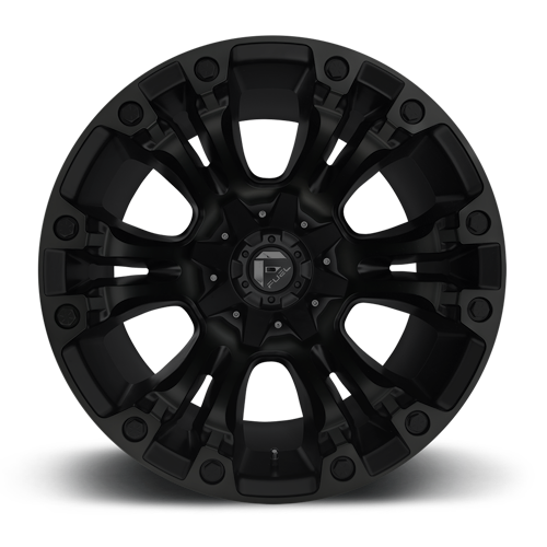 Fuel Wheels D56017002647 - Aluminum Wheels 17X10 Vapor D560 5 On 114.3/5 On 127 Matte Black 78.1 Bore -18 Offset Fuel Off Road Wheels
