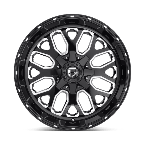 Fuel Wheels D58820909850 - D588 Titan 20X9 Gloss Black Milled