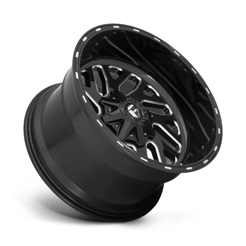 Fuel Wheels D58120007047US - Aluminum Wheels 20X10 Triton D581 5 On 139.7/5 On 150 Gloss Black Milled 110.1 Bore -18 Offset Mesh Spoke Fuel Off Road Wheels