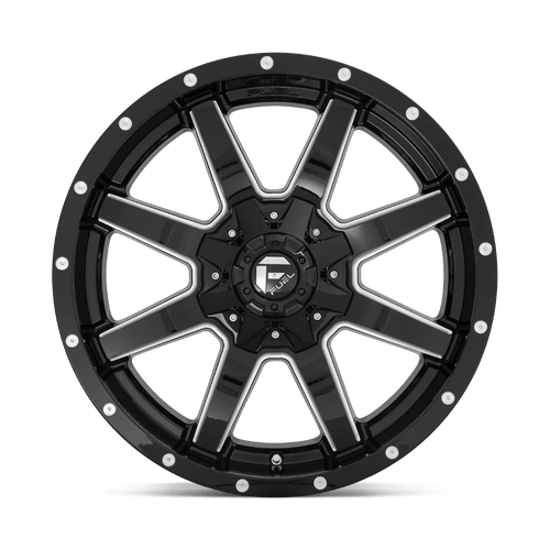 Fuel Wheels D61020009845 - Aluminum Wheels 20X10 Maverick D610 6 On 135/6 On 139.7 Gloss Black Milled 106.4 Bore -24 Offset Fuel Off Road Wheels Fuel Wheels D61020009845 - Aluminum Wheels 20X10 Maverick D610 6 On 135/6 On 139.7 Gloss Black Milled 106.4 Bore -24 Offset Fuel Off Road Wheels