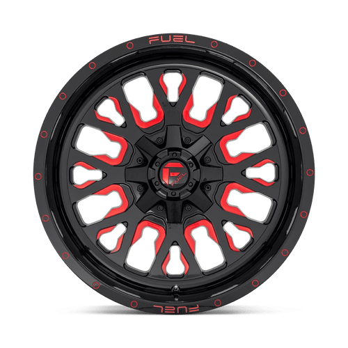 Fuel Wheels D61218909850 - Aluminum Wheels 18X9 Stroke D612 6 On 135/6 On 139.7 Gloss Red Milled 106.3 Bore 1 Offset Fuel Off Road Wheels Fuel Wheels D61218909850 - Aluminum Wheels 18X9 Stroke D612 6 On 135/6 On 139.7 Gloss Red Milled 106.3 Bore 1 Offset Fuel Off Road Wheels