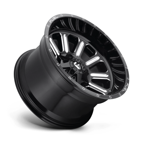Fuel Wheels D62020907057 - Aluminum Wheels 20X9 Hardline D620 5 On 139.7/5 On 150 Gloss Black/Milled 110.3 Bore 20 Offset Fuel Off Road Wheels Fuel Wheels D62020907057 - Aluminum Wheels 20X9 Hardline D620 5 On 139.7/5 On 150 Gloss Black/Milled 110.3 Bore 20 Offset Fuel Off Road Wheels