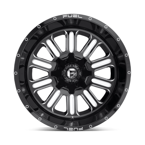 Fuel Wheels D62020909857 - Aluminum Wheels 20X9 Hardline D620 6 On 135/6 On 139.7 Gloss Black Milled 106.3 Bore 20 Offset Fuel Off Road Wheels Fuel Wheels D62020909857 - Aluminum Wheels 20X9 Hardline D620 6 On 135/6 On 139.7 Gloss Black Milled 106.3 Bore 20 Offset Fuel Off Road Wheels
