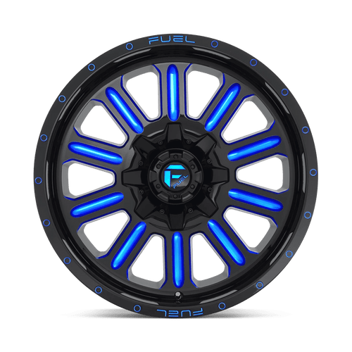 Fuel Wheels D64620007047 - Aluminum Wheels 20X10 Hardline D646 5 On 139.7/5 On 150 Gloss Black/Candy Blue 110.3 Bore -18 Offset Fuel Off Road Wheels Fuel Wheels D64620007047 - Aluminum Wheels 20X10 Hardline D646 5 On 139.7/5 On 150 Gloss Black/Candy Blue 110.3 Bore -18 Offset Fuel Off Road Wheels
