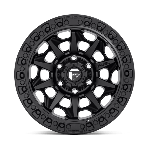 Fuel Wheels D69417908950 - Aluminum Wheels 17X9 Covert D694 6 On 135 Matte Black 87.1 Bore 1 Offset Multi Spoke Fuel Off Road Wheels