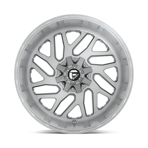 Fuel Wheels D71520002647 - Aluminum Wheels 20X10 Triton Platinum D715 5 On 114.3/5 On 127 Brush Gunmetal Gray/Clear Tint 78.1 Bore -18 Offset Mesh Spoke Fuel Off Road Wheels