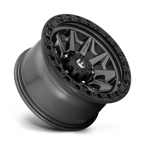 Fuel Wheels D71620901857 - Aluminum Wheels 20X9 Covert D716 8 On 180 Matte Gunmetal Gray Black Bead Ring 124.3 Bore 20 Offset Multi Spoke Fuel Off Road Wheels