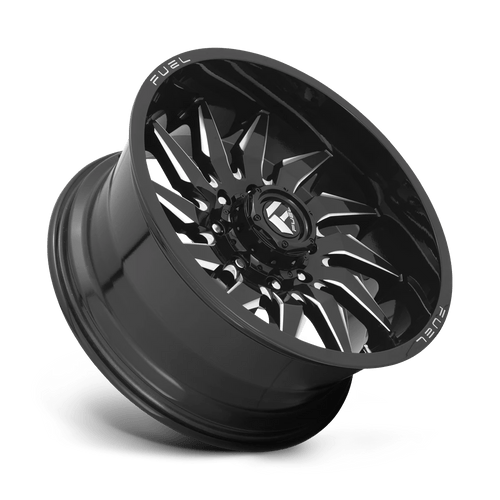 Fuel Wheels D74422008947 - Aluminum Wheels 22X10 Saber D744 6 On 135 Gloss Black Milled 87.1 Bore -18 Offset Fuel Off Road Wheels