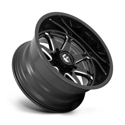 Fuel Wheels D74922208947 - Aluminum Wheels 22X12 Hammer D749 6 On 135 Gloss Black Milled 87.1 Bore -44 Offset Fuel Off Road Wheels