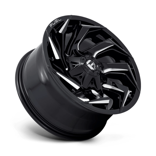 Fuel Wheels D75318909850 - Aluminum Wheels 18X9 Reaction D753 6 On 135/6 On 139.7 Gloss Black Milled 106.1 Bore 1 Offset Fuel Off Road Wheels Fuel Wheels D75318909850 - Aluminum Wheels 18X9 Reaction D753 6 On 135/6 On 139.7 Gloss Black Milled 106.1 Bore 1 Offset Fuel Off Road Wheels